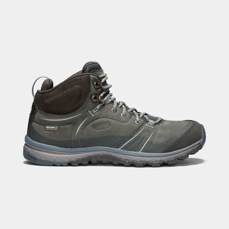 Keen ブーツ | キーンテラドラレザーウォータープルーフミッド トレッキング シューズ レディース オリーブ | 435210-ZTR